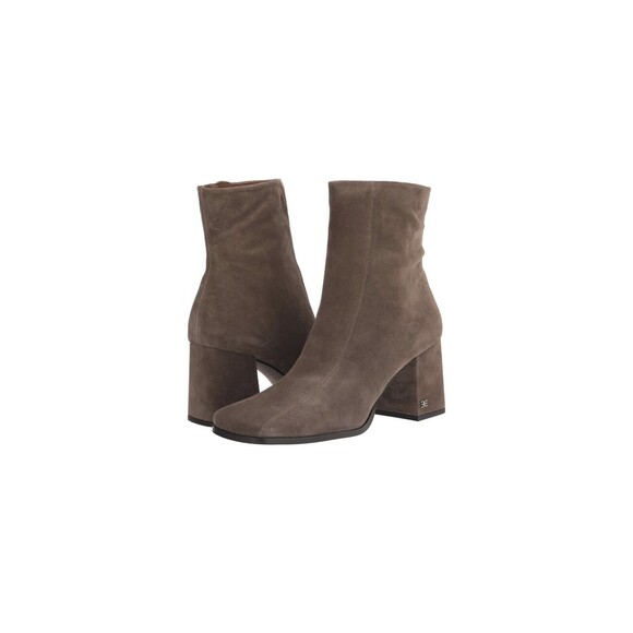 Sam Edelman Women's Mayla Booties Size 6.5M Olive Suede - Picture 1 of 12